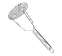 Generic Presse-Purée en Acier Inoxydable avec Prise Confortable pour une Purée de Pommes de Terre et un Mélange de Fruits Faciles, 9,45" de Long, 1 unité