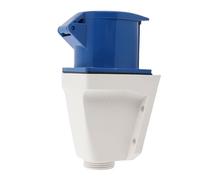 Generic Prise Industrielle à 3 Broches, Durable et étanche, 16A/32A, pour Quais Agricoles, Centrales électriques, Bleu et Blanc (32A)
