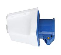 Generic Prise Industrielle à 3 Broches, Durable et étanche, 16A/32A, pour Quais Agricoles, Centrales électriques, Bleu et Blanc (16A)