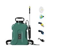 Generic Pulvérisateur électrique Portatif à épaule Rechargeable de 12 L avec Batterie de 2 500 MAh, Tige d'extension Télescopique, Buse à 360 °, pour l'arrosage des Plantes de Jardin et des