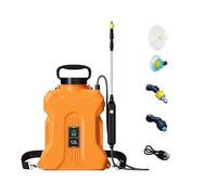 Generic Pulvérisateur électrique Portatif à épaule Rechargeable de 12 L avec Batterie de 2 500 MAh, Tige d'extension Télescopique, Buse à 360 °, pour l'arrosage des Plantes de Jardin et des
