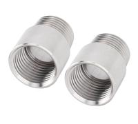 Generic Raccord de Tuyau NPT Mâle 1/2" vers Femelle NPT 1/2", Adaptateur en Acier Inoxydable de Haute qualité pour Applications de Plomberie Polyvalentes, Paire