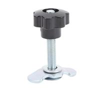 Generic Raccords à Cosse Filetée en L M8, Double Goujon en Acier au Carbone plaqué Zinc, Raccords avec Limite de Charge de 2 200 Lb, Idéal pour Camionnette (60)