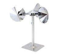 Generic Réflecteur Rotatif pour Oiseaux en Acier au Carbone, Dispositif Réfléchissant à 360 Degrés pour Effrayer Les Pigeons, Les Pics, Répulsif Efficace pour Les Installations Agricoles, Les