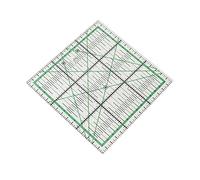 Generic Règle de Couture à Grille Transparente, Idéale pour la Couture de Couettes et la Conception de Vêtements, Matériau Acrylique Durable, 15 X 15 X 0,2 Cm