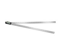 Generic Règle de Recherche d'angle Numérique Outil de Rapporteur Goniomètre 2 Pouces 0 300 Mm avec écran Lcd pour les Projets de Menuiserie Automobile et de Bricolage (0-500mm)