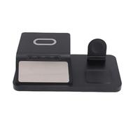 Generic Réveil 3 en 1 avec Chargeur sans Fil, Station de Charge Rapide 15 W pour Montre de Téléphone et écouteurs, Horloge Numérique avec Chargeur de Table de Nuit, Idéal pour la Chambre à Coucher
