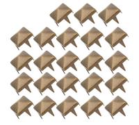 Generic Rivets à Pointes en Laiton de qualité Supérieure pour la Maroquinerie, 400 Ensembles Adaptés aux Sacs, Chaussures, Ceintures et Vêtements en or, Argent, Bronze ou Couleur Pistolet 4MM-7MM