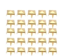 Generic Rivets à Pointes en Laiton de qualité Supérieure pour la Maroquinerie, 400 Ensembles Adaptés aux Sacs, Chaussures, Ceintures et Vêtements en or, Argent, Bronze ou Couleur Pistolet 4MM-7MM