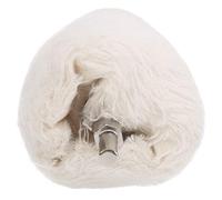 Generic Roue de Polissage en Tissu Blanc avec Poignée, Outil Durable en Forme de Cône pour le Polissage du Métal et des Bijoux 55mm 65mm (Type conique 65mm)