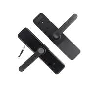 Generic Serrure de Porte Intelligente, Pêne Dormant électronique avec Empreinte Digitale WiFi, Carte IC, Mot de Passe, clé Mécanique, Déverrouillage pour Application, Antivol