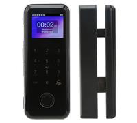 Generic Serrure Intelligente à Empreintes Digitales de 2,4 Pouces, Entrée sans vec Télécommande pour la Maison et le Bureau, Serrure de sécurité en Alliage Métallique pour Contrôle D'accès de