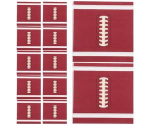 Generic Serviettes de Football en Papier Marron Jetables 20pcs, Décoratives et Douces, Très Absorbantes, pour Fêtes D'anniversaire et Occasions Spéciales