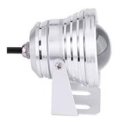 Generic Spot étanche LED RVB 10 W économe en énergie avec Télécommande pour Utilisation Marine et Extérieure dans les étangs et les Fontaines (Coquille d'argent)