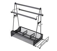 Generic Support à Condiments pour Barbecue, avec Conception en Durable, pour Griller, Cuisine de Camping en Plein Air, 38x17,5x39cm