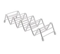 Generic Support à Tacos et Porte-crêpes en Acier Inoxydable, pour la Cuisine et les Restaurants, Conception Robuste, Facile à Utiliser, 1 unité (Grille 4/5)