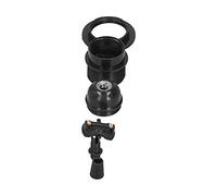 Generic Support de Douille de Lumière E27, Base de Lampe en Plastique Rétro PPA pour Usage Domestique, Noir 4A 82x58x38mm