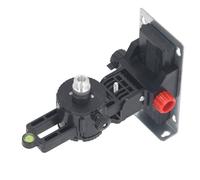 Generic Support de Niveau de Réglage Fin Support Magnétique Réglable avec Rotation à 360° pour Montage Mural et sur Poteau ABS Métal 1 unité