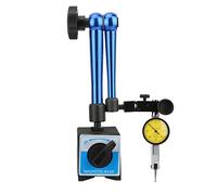 Generic Support D'indicateur de Test à Cadran Universel, Support de Base Magnétique Flexible avec Rainure en V et Interrupteur Marche/arrêt pour la Mesure des Pièces et la Correct
