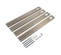 Generic Système de Rail de Guidage Parallèle en Alliage D'aluminium, Ensemble de Jonction de Scie à Rail Professionnel pour le Travail du Bois, Bricolage, 4 Supports et 4 Curseurs