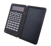 Generic Tablette D'écriture LCD, Calculatrice Scientifique, Conception Portable de Soins Oculaires, pour Le Bureau, L'école et la Maison (Black)