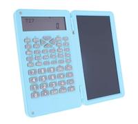 Generic Tablette D'écriture LCD, Calculatrice Scientifique, Conception Portable de Soins Oculaires, pour Le Bureau, L'école et la Maison (Blue)