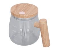 Generic Tasse de Mélange électrique en Verre à Grande Vitesse, avec Fonction D'agitation Automatique, pour café, Lait, thé, Poudre de Protéines, 400ml