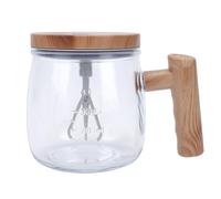 Generic Tasse en Verre à Mélange électrique, Tasse à Agitation Automatique, Rechargeable, pour la Maison et le Bureau, Matériau en Verre de 400ml