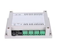 Generic Télécommande Ethernet/IP, Commutateur de Relais à 8 Canaux, 250V/AC 10A, pour Solutions de Maison Intelligente (WHITE)