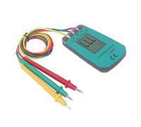 Generic Testeur de Séquence triphasé, écran LCD, Détecteur de Rotation 40-600 V, Localisateur de Défauts de Circuit avec Détection de Moteur, Idéal pour la Détection de Moteur et les Tests de Circuits