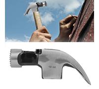 Generic Tête de Marteau à Griffes Double de Type V de 10 Oz pour Charpentier et Travail du Bois Acier à Haute Teneur en Carbone forgé Conception de Dents Antidérapantes Réparation à Domicile et Outil