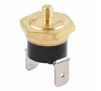 Generic Thermostat en Cuivre KSD301, Interrupteur de Température à Disque Bimétallique, Haute sensibilité pour Chauffe-eau et Sèche-linge, 5 Pièces (80℃)