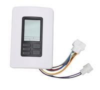 Generic Thermostat Numérique RV Thermostat Mural ABS 12 V pour Camping-car, Affichage Numérique de Refroidissement de la Chaleur, 4 Modes, Contrôle Facile des Touches de Remplacement pour (WHITE)