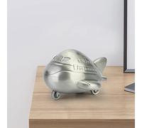 Generic Tirelire en Forme d'avion en Alliage de Zinc, Boîte D'économie d'argent Durable pour Les Enfants, Excellent Cadeau et Décoration