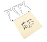 Generic Trépied de Feu de Camp Portable en Acier Inoxydable pour Le Camping et la Cuisine en Plein Air, Support de Brasero Pliable avec Conception Stable pour la Randonnée et Les Pique-niques