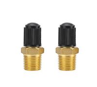 Generic Valve de Remplissage de RéServoir GéNéRique, Remplissage de RéServoir de Compresseur D'Air, 2 PièCes, Valve de Remplissage de RéServoir de Compresseur D'Air en Laiton NPT MPT 1/4 Pouce
