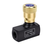 Generic Vanne à Pointeau de Contrôle de Débit Hydraulique, Port NPT 1/4 Po, Vanne de Précision Durable pour Usage Agricole et Industriel, Construction en Acier au Carbone, 1 unité