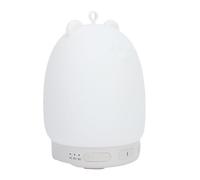 Generic Veilleuse et Machine Sonore en Silicone, Ours Mignon, Haut-parleur Bluetooth avec 31 Sons pour Chambre à Coucher