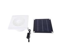 Generic Ventilateur D'extraction Solaire Haute efficacité 10W 12V, Ventilation Sûre pour Poulailler à Effet de Serre 6 Pouces