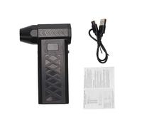 Generic Ventilateur électrique Portable à Grande Vitesse, 110000 Tr/min, Plumeau pour le Nettoyage de L'électronique Domestique, 2000mAh, Rechargeable (BLACK)