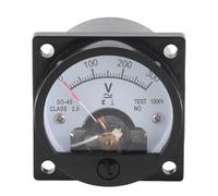 Generic Voltmètre Rond Précis à Cadran ABS pour Mesurer AC 0-300 V, Outil pour électriciens 45 Mm