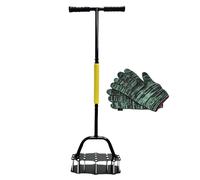 Genérico Aérateur de pelouse Aérateur manuel / éponge | Design à ressort avec 17 médiators en acier pour aération de jardin et jardinage