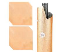 Genérico Aluminium pour pots de fleurs - Ajustement serré décoratif et protecteur | Feuille florale mate 50 x 50 cm pour les propriétaires, les amateurs de jardinage domestique et les locataires