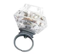 Generico Bagues LED - Bagues créatives qui s'allument avec les doigts | clignotants, ensemble de bijoux étincelants et lumineux pour fêtes | Solution pour la luminosité pour Bam