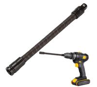 Genérico Barre d'extension à cliquet Outils manuels en acier | Poignée porte-casserole de 13 mm pour verre pour espaces réduits, atelier, mécanique, plomberie, appareils ménagers et garage