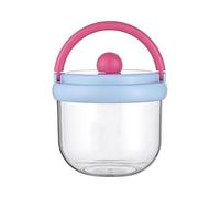 Genérico Bocaux à farine d'avoine la nuit - Conteneur isotherme pour salade / repas avec poignée, pot de rangement portable | Gobelet anti-fuite idéal pour le bureau