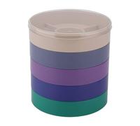 Generico Boîte de pièces horloge - ABS 9 x 9,5 cm | 5 niveaux conteneur horlogerie plateau multicouche organisateur vis pièces pièces pièces pour horloger réparation laboratoire