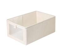 Generico Boîtes pour organisateur de placard - 40 × 27 × 17 cm Organisation du récipient avec fenêtre transparente | Organisateur de placard de chambre | Paniers de rangement avec étagères