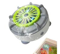 Generico Bol de nettoyage de fruits, purificateur automatique des aliments, système de nettoyage en profondeur puissant, panier de vidange intégré, nettoyeur électrique portable pour viande, fruits de