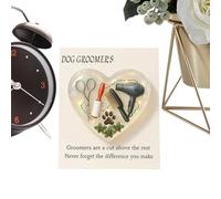 Genérico Bonbonnière de poche avec empreinte digitale, accessoire de collection de 7,6 cm, finition robuste, carte décorative sincère, cadeau pour